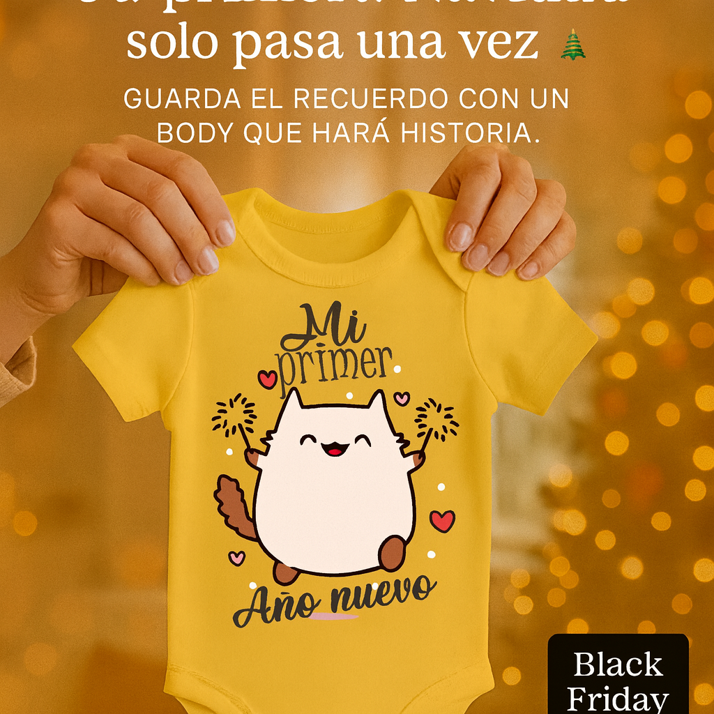 body navideño para bebe